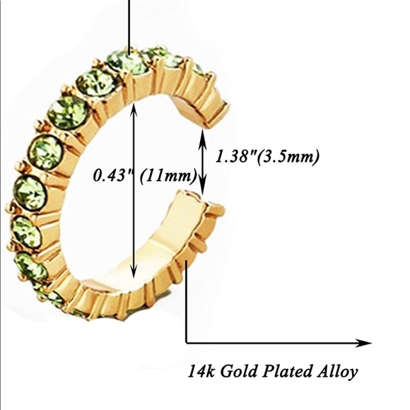 Leela - studded cuffs - Picture 3 of 5